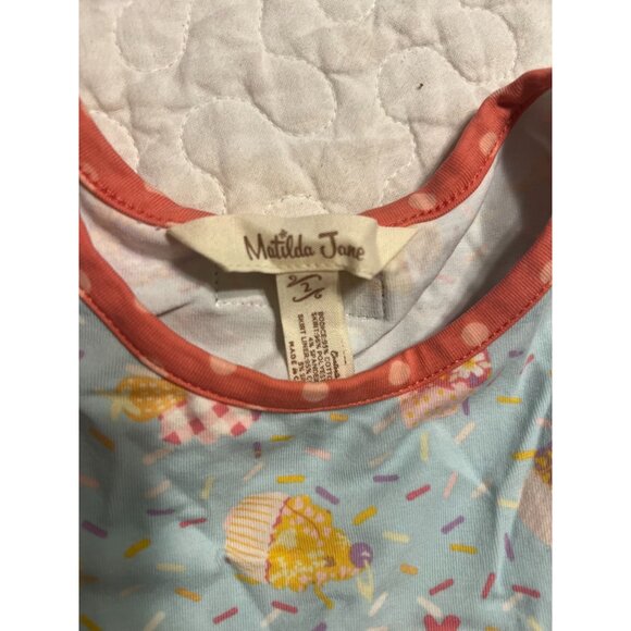 Matilda Jane Let's Eat Cake Ruffle A-Line Dress Girls Size 2 Excellent VERY Gent - Picture 3 of 5